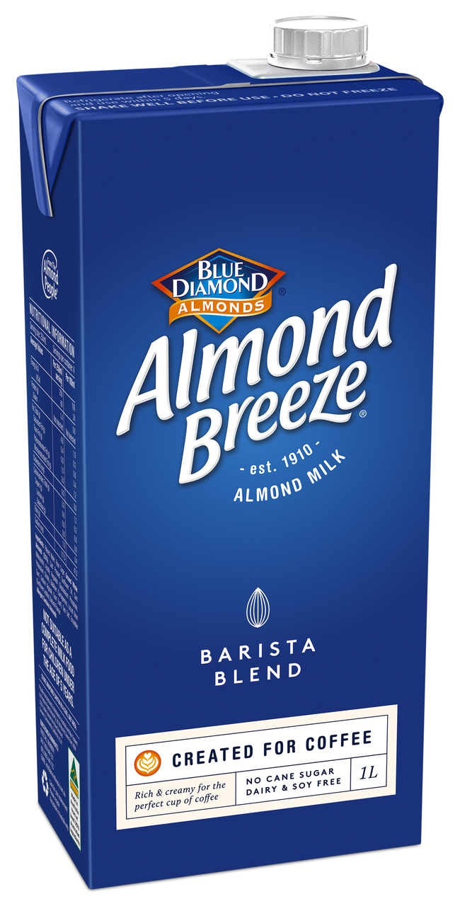 Almond Breeze Almond Milk UHT Barista Blend 1L Central Milk Supplies